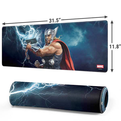 Marvel Thor Thor and Mjolnir Gaming Mouse Pad